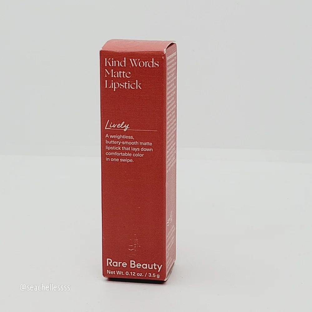 Rare Beauty Kind Words Matte Lipstick Lively Rose Pink Brand New In Box